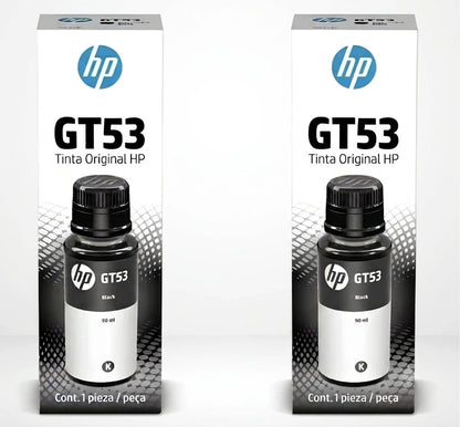 Pack Botellas Tinta HP GT53 Negro Original – Sistema Tanque
