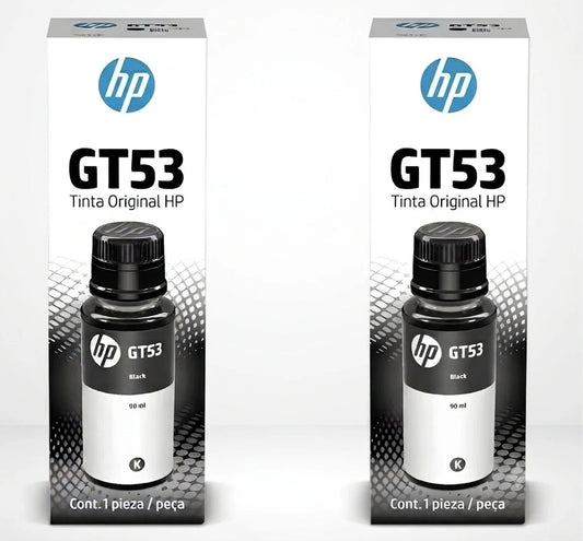 Pack Botellas Tinta HP GT53 Negro Original – Sistema Tanque