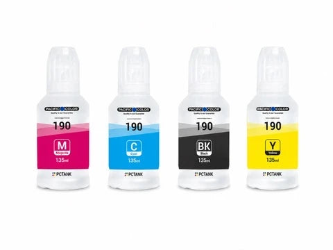 Pack X2 Botellas de Tintas Alternativo Canon Gi-190