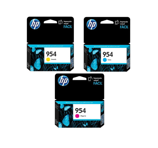 Pack Cartuchos de Tinta HP 954 Original – Cian, Magenta y Amarillo