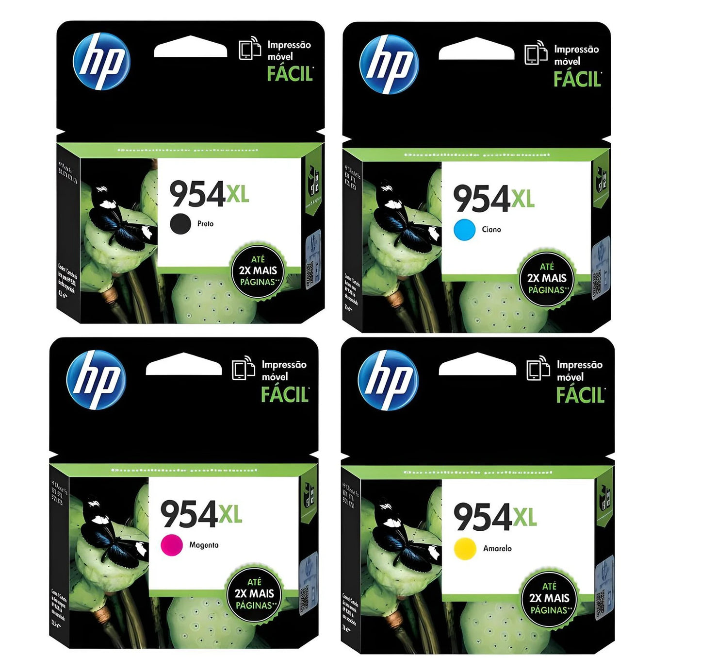 Pack Cartuchos de Tinta HP 954XL Original – 4 Colores