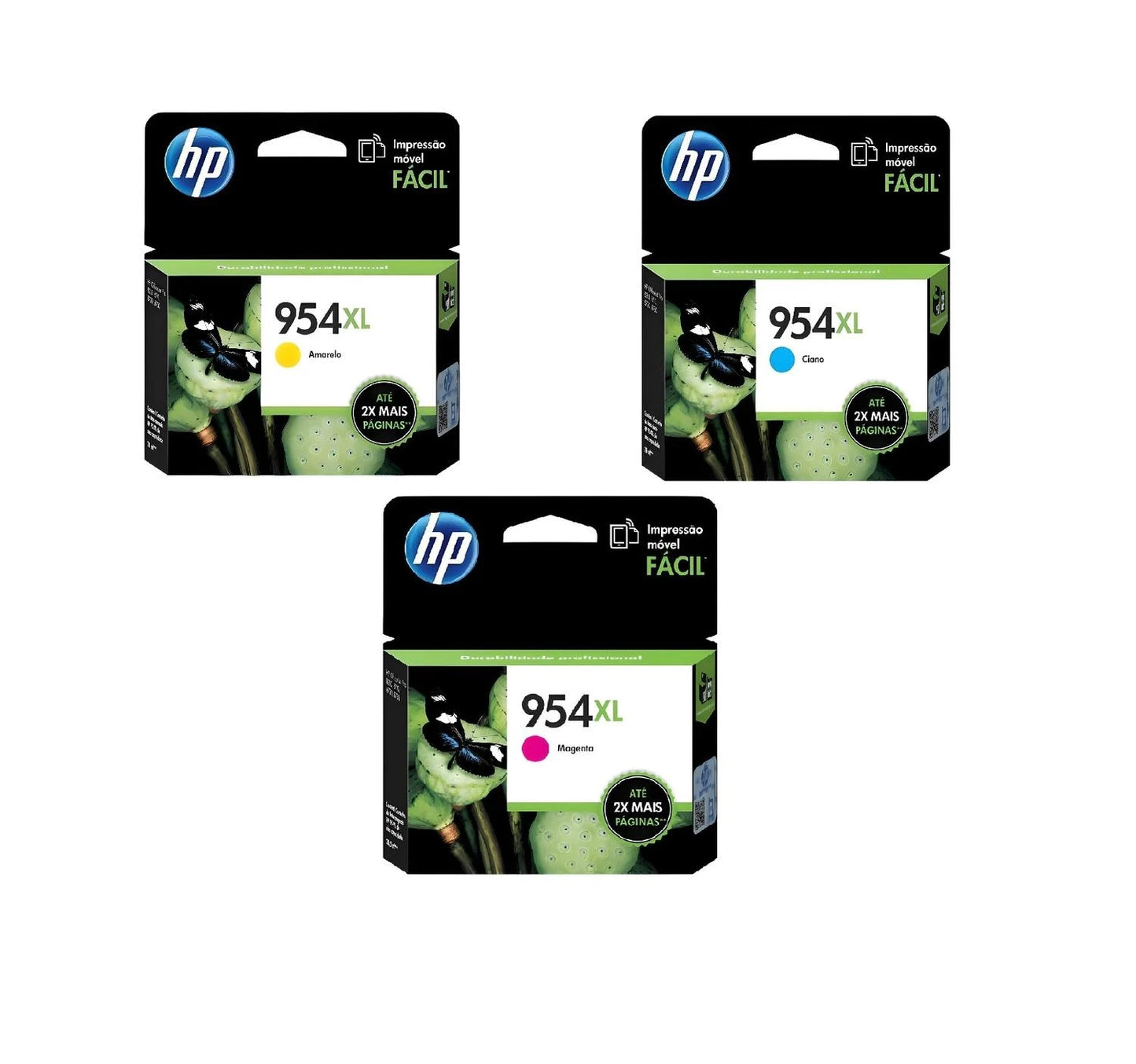 Pack Cartuchos de Tinta HP 954XL Original – Cian, Magenta y Amarillo