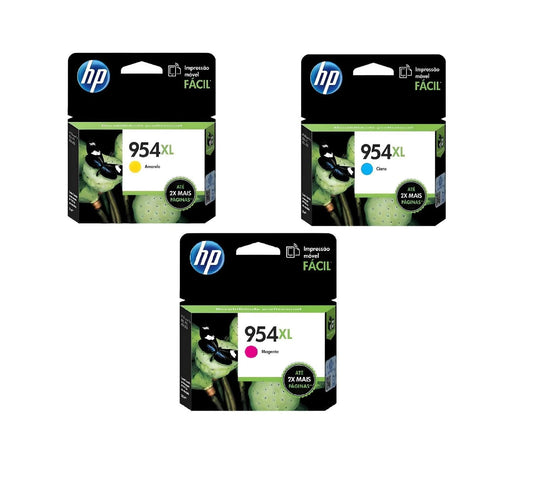 Pack Cartuchos de Tinta HP 954XL Original – Cian, Magenta y Amarillo