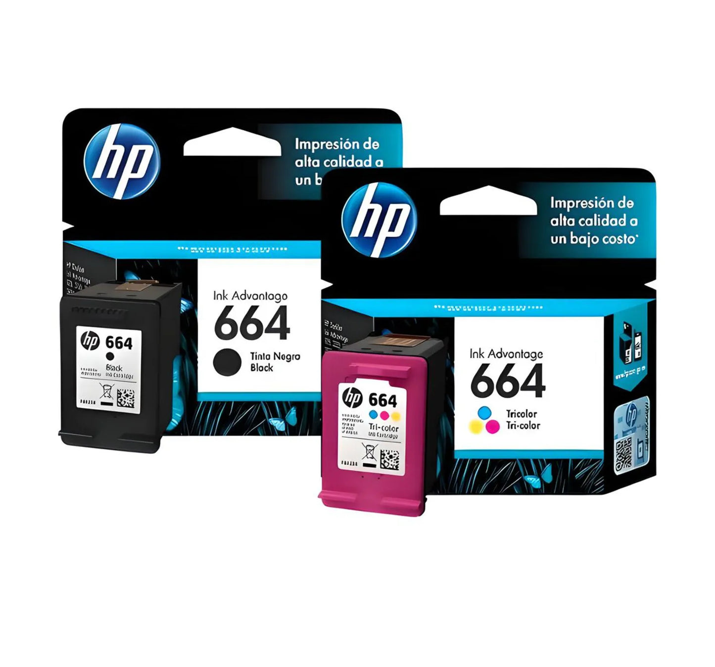 Cartuchos de Tinta hp 664 Original Negro/Tricolor Pack