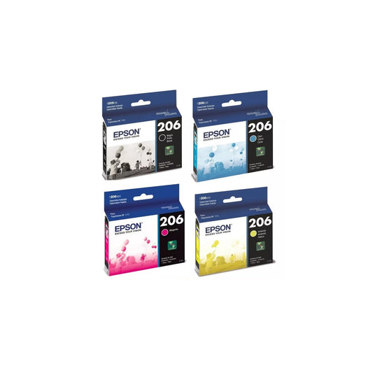 Pack Cartuchos Epson 206 Original N/M/C/Y