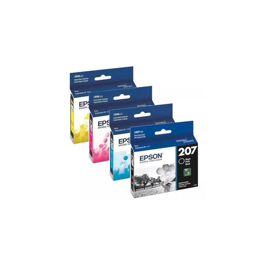 Pack Cartuchos Epson 206/207 Original N/M/C/Y