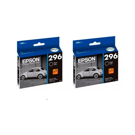 Pack Cartuchos Epson 296 Negros