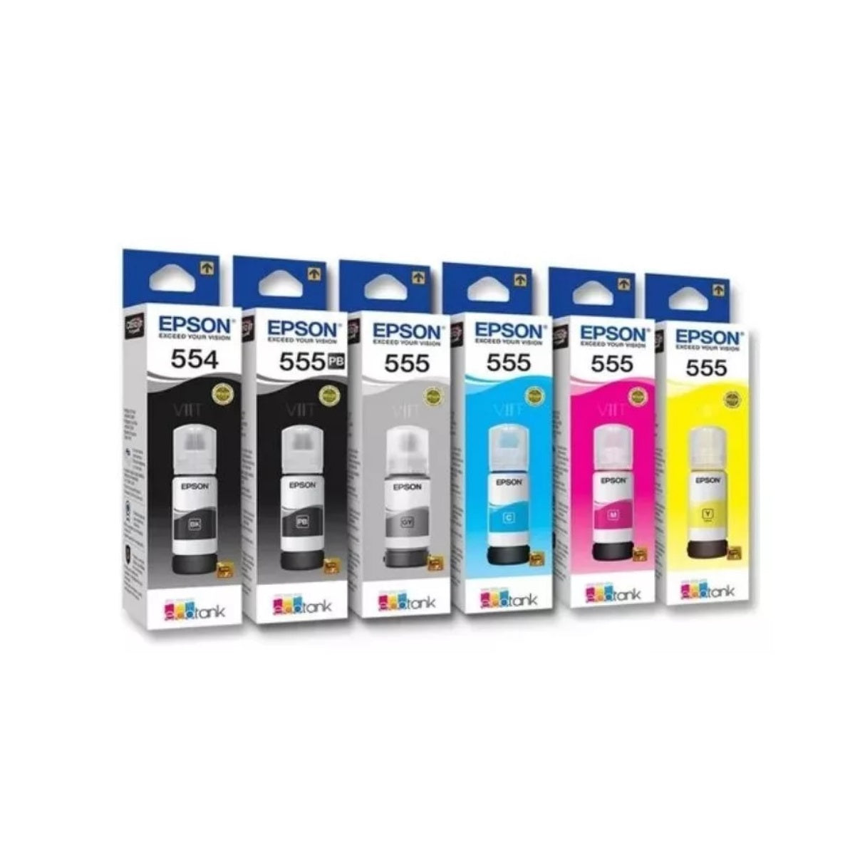 Pack Tintas Epson 554-555 Original