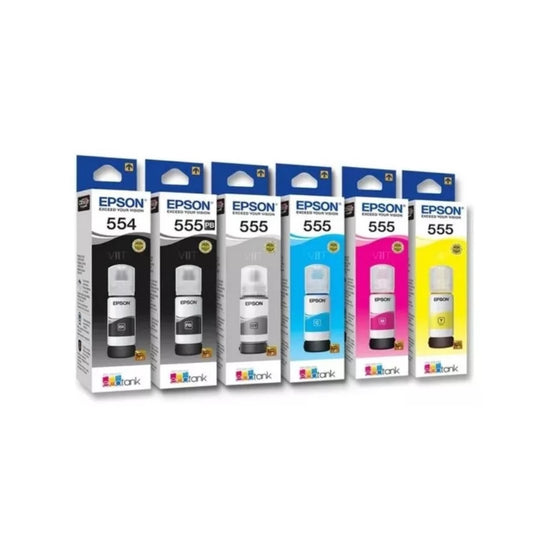 Pack Tintas Epson 554-555 Original
