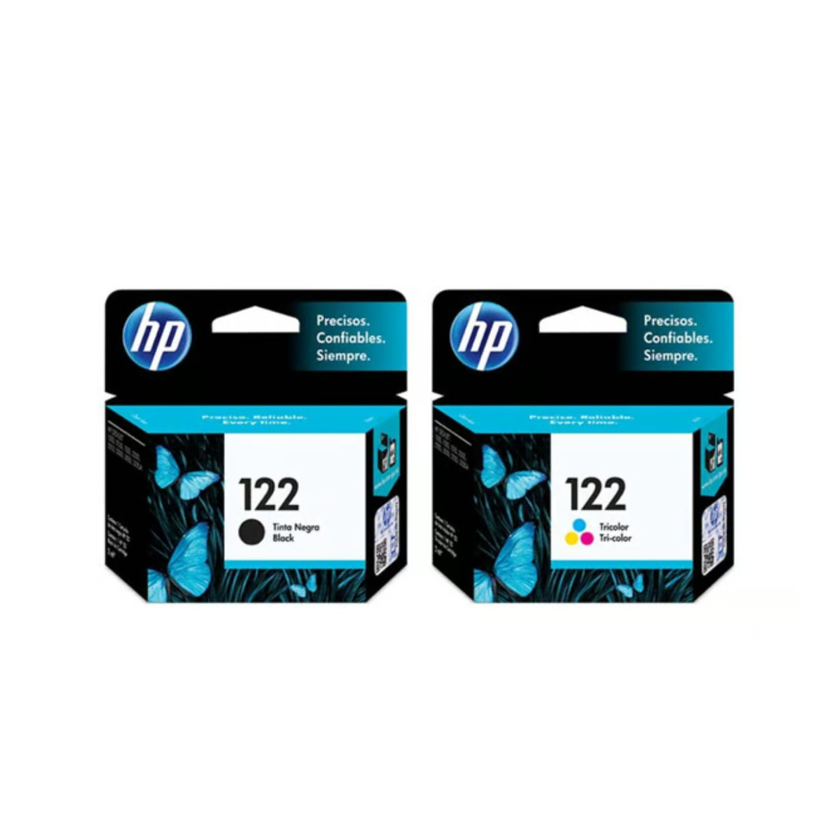 Pack Cartuchos hp 122 Original Negro / Tricolor