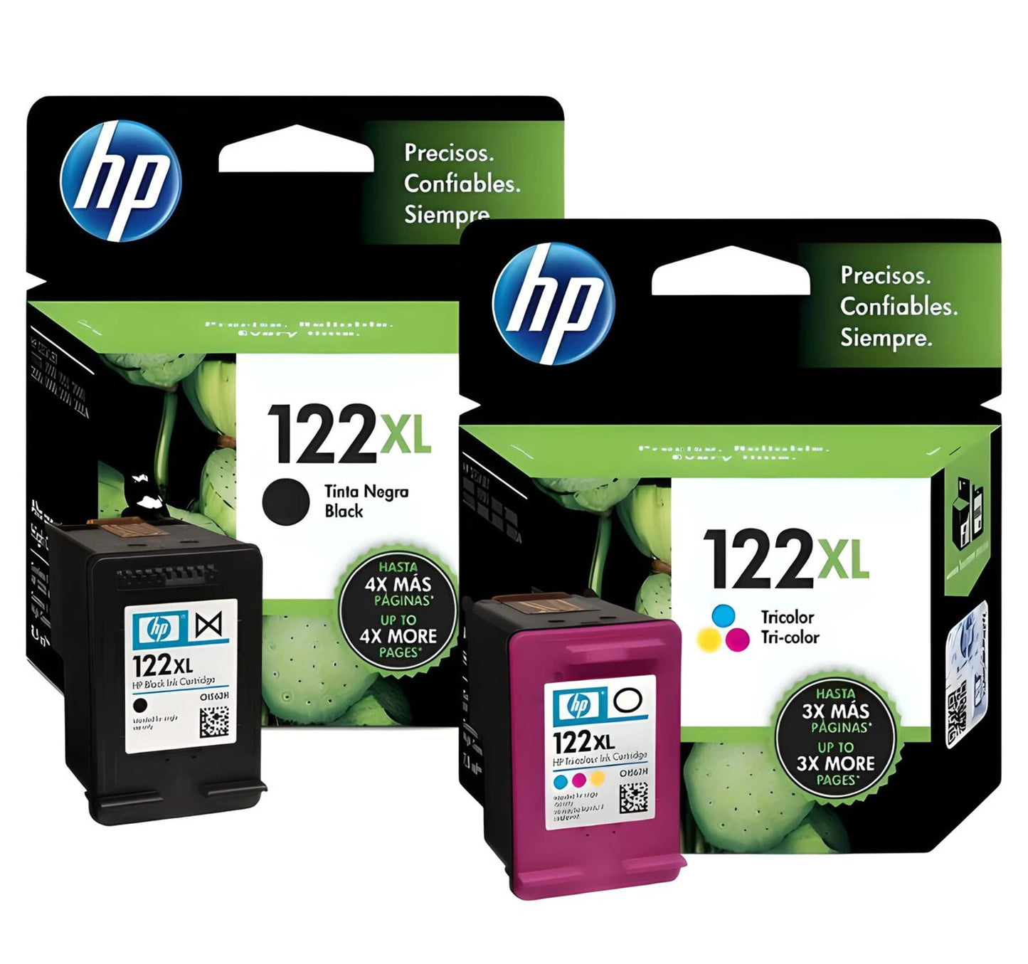 Pack Cartuchos de Tinta HP 122XL Original – Negro y Tricolor