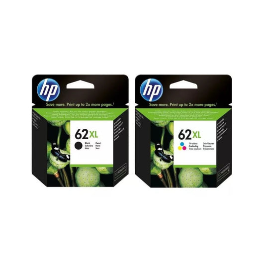 Pack Cartuchos hp 62XL Original Negro / Tricolor-HP-tintas-para-impresora-en-santiago
