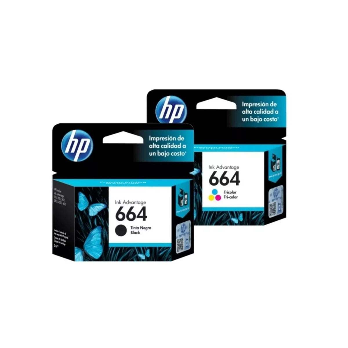 Pack Cartuchos hp 664 Original Negro / Tricolor 1115/2135-HP-tintas-para-impresora-en-santiago