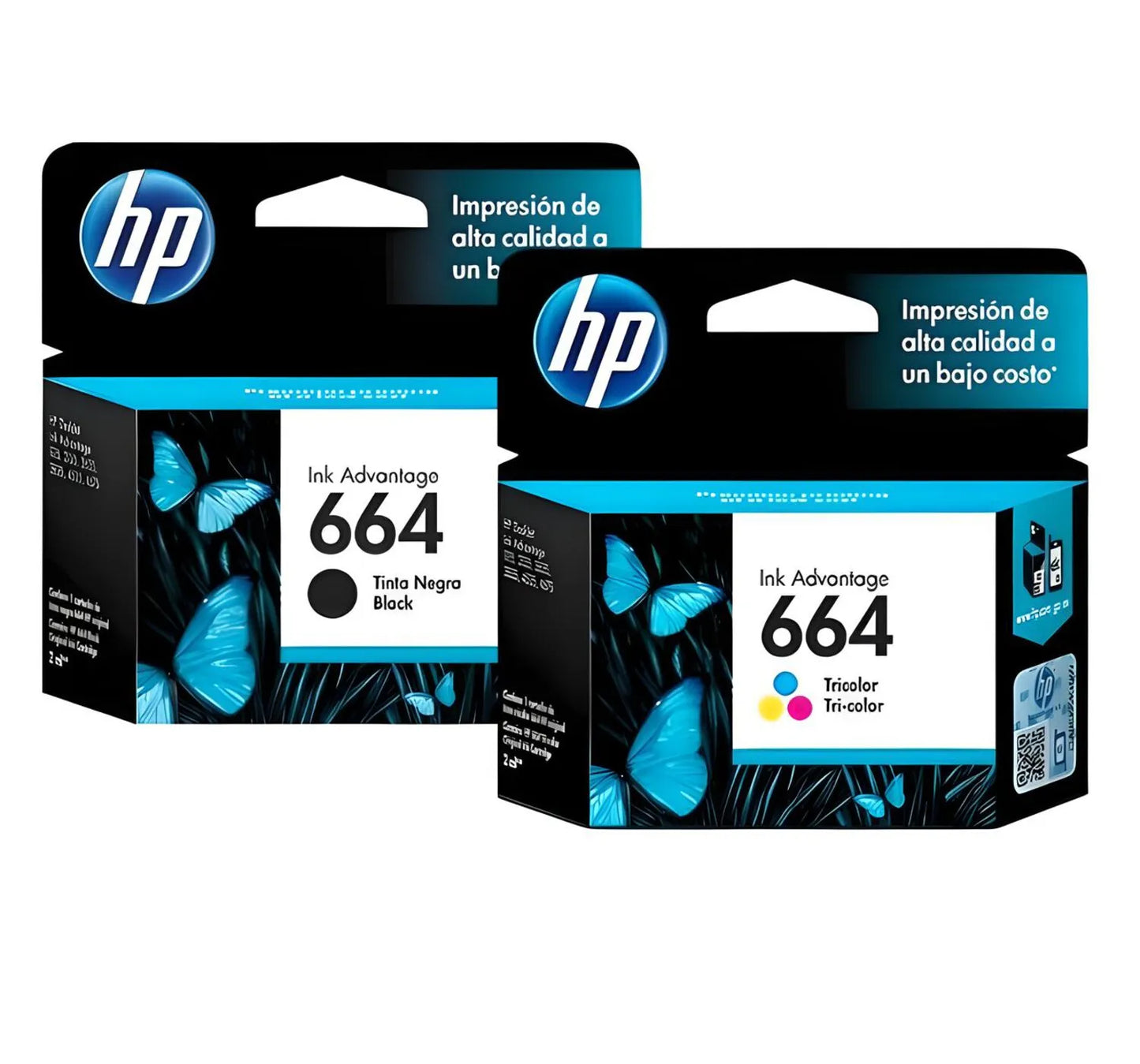 Cartuchos de Tinta hp 664 Original Negro/Tricolor Pack