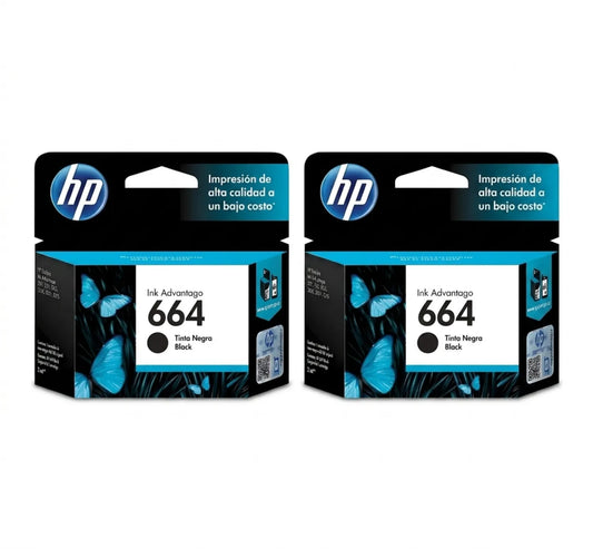 Pack Cartuchos Tinta HP 664 Negro Original HP