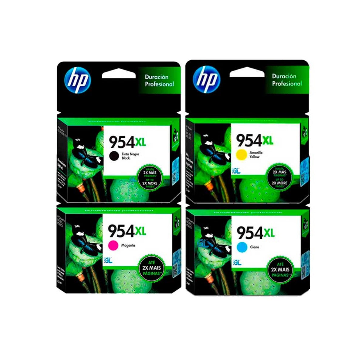 Pack Cartuchos hp 954XL Original N/M/C/Y