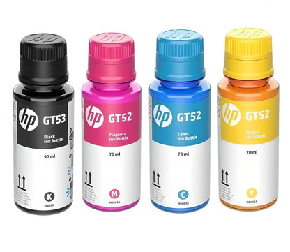 Pack Botellas Tinta HP GT53/GT52 Original – Sistema Tanque