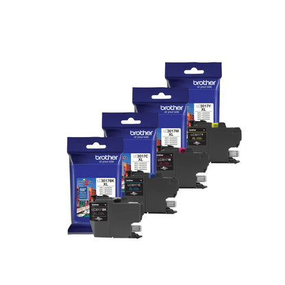 Pack Cartuchos Brother LC3017 Original N/M/C/Y