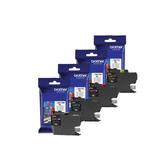 Pack Cartuchos Brother LC3017 Original N/M/C/Y