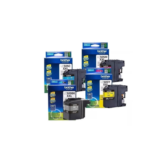 Pack Cartuchos Brother LC509XL-505XL Original N/M/C/Y-BROTHER-tintas-para-impresora-en-santiago