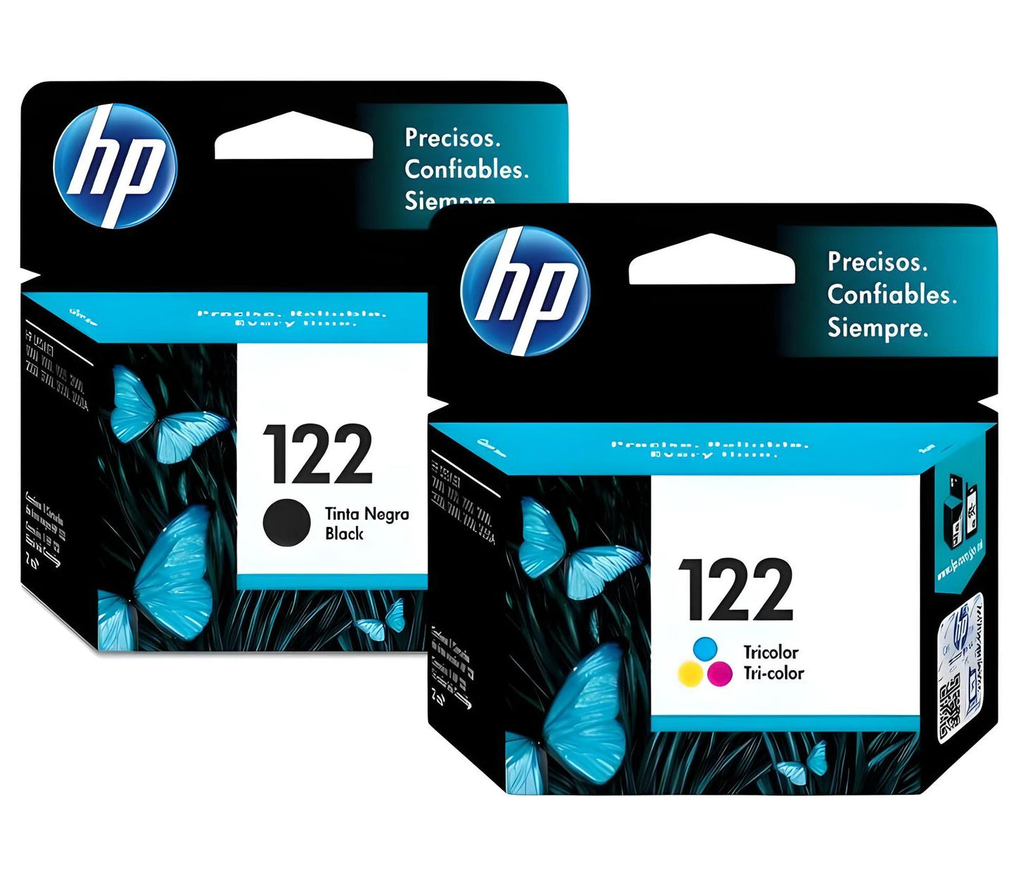 Pack Cartuchos de Tinta HP 122 Original – Negro y Tricolor