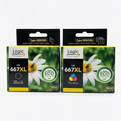 Cartuchos de Tintas Alternativo HP 667xl Pack