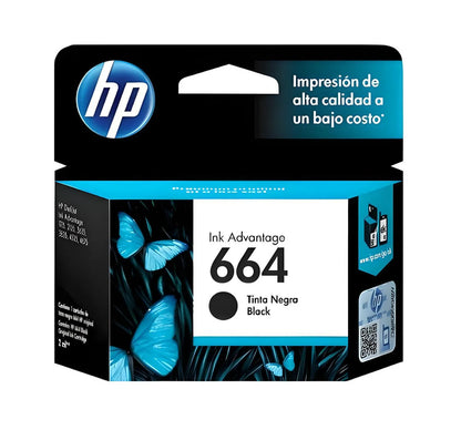 Cartucho Tinta HP 664 Negro Original HP