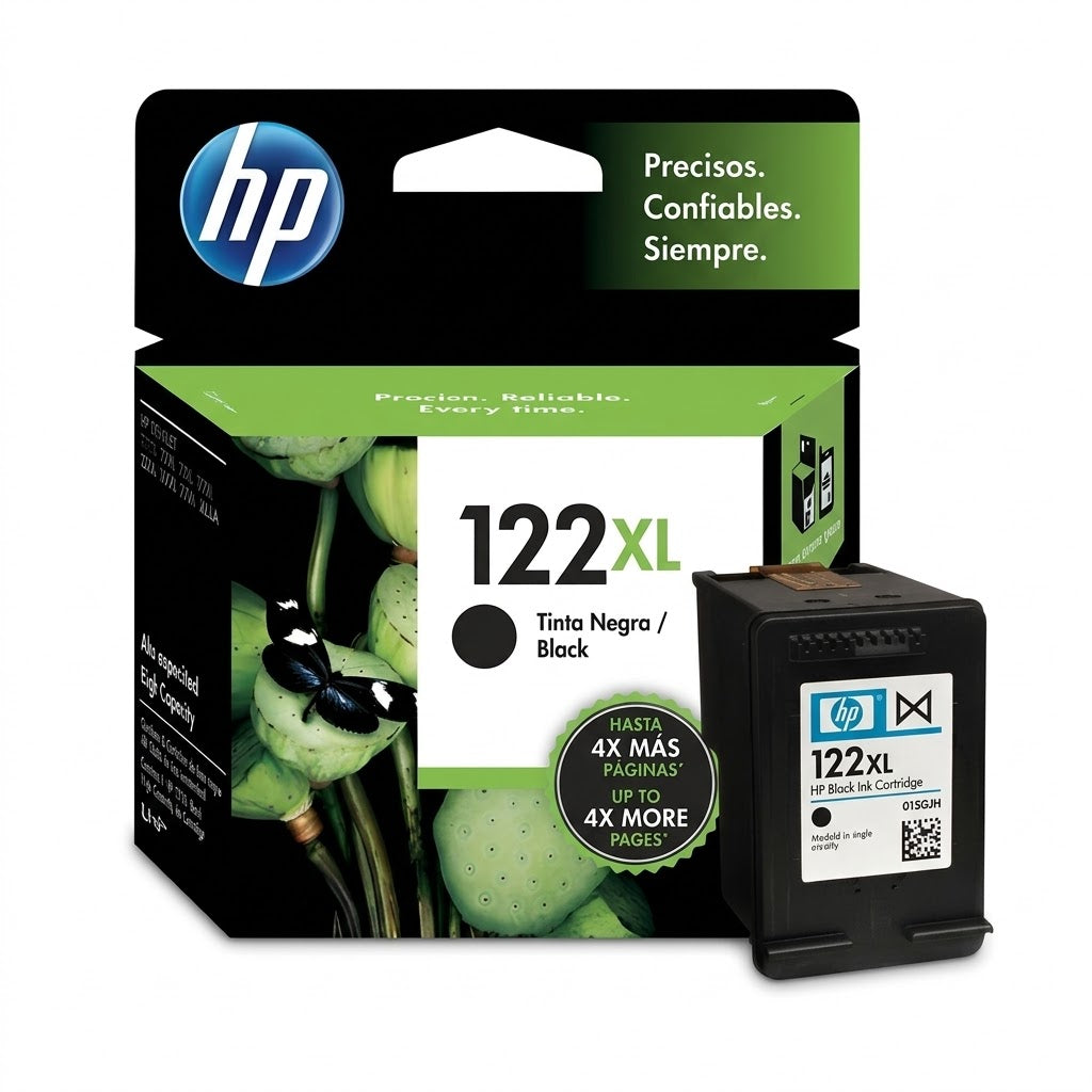 Cartucho Tinta HP 122XL Negro Original – Alto Rendimiento HP