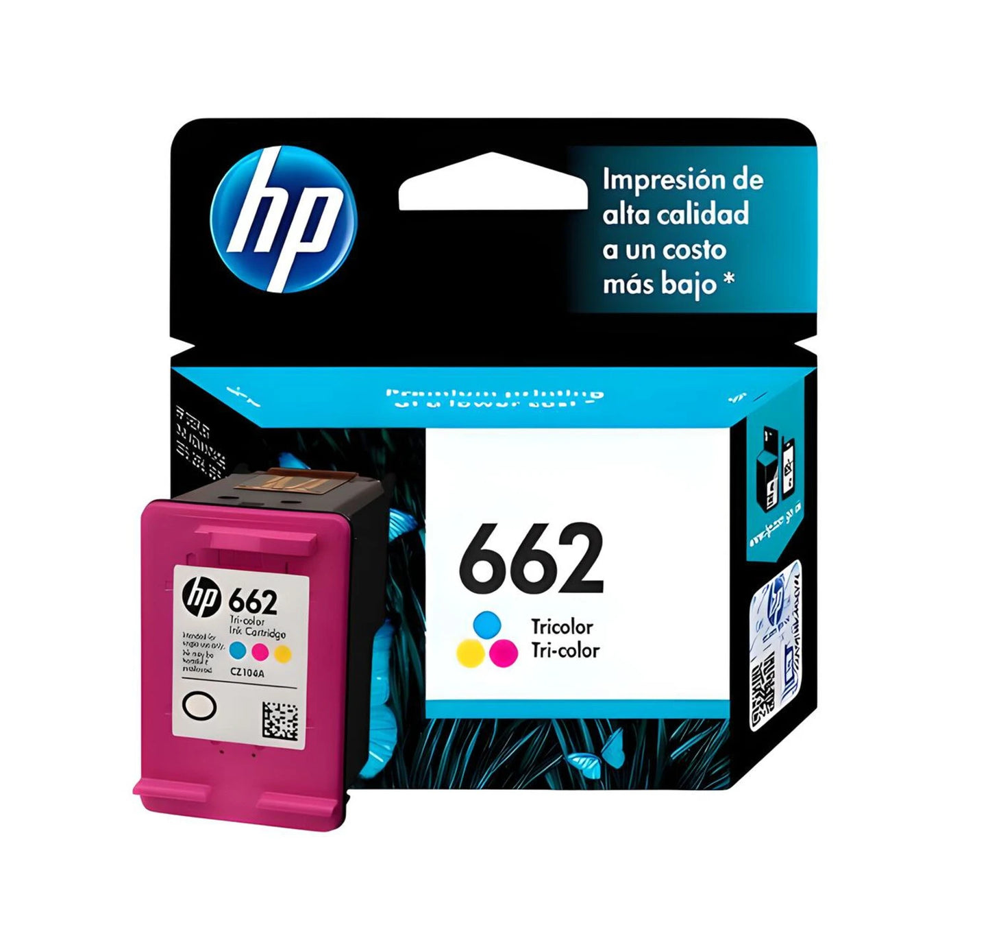 Cartucho de Tinta HP 662 Tricolor Original