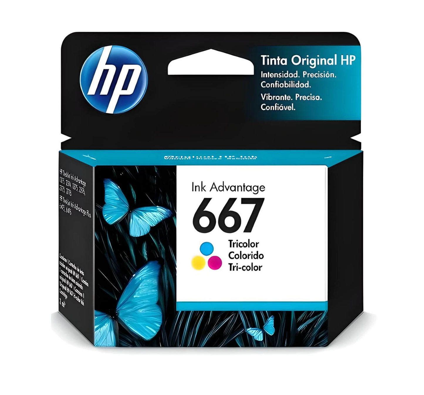 Cartucho de Tinta HP 667 Tricolor Original