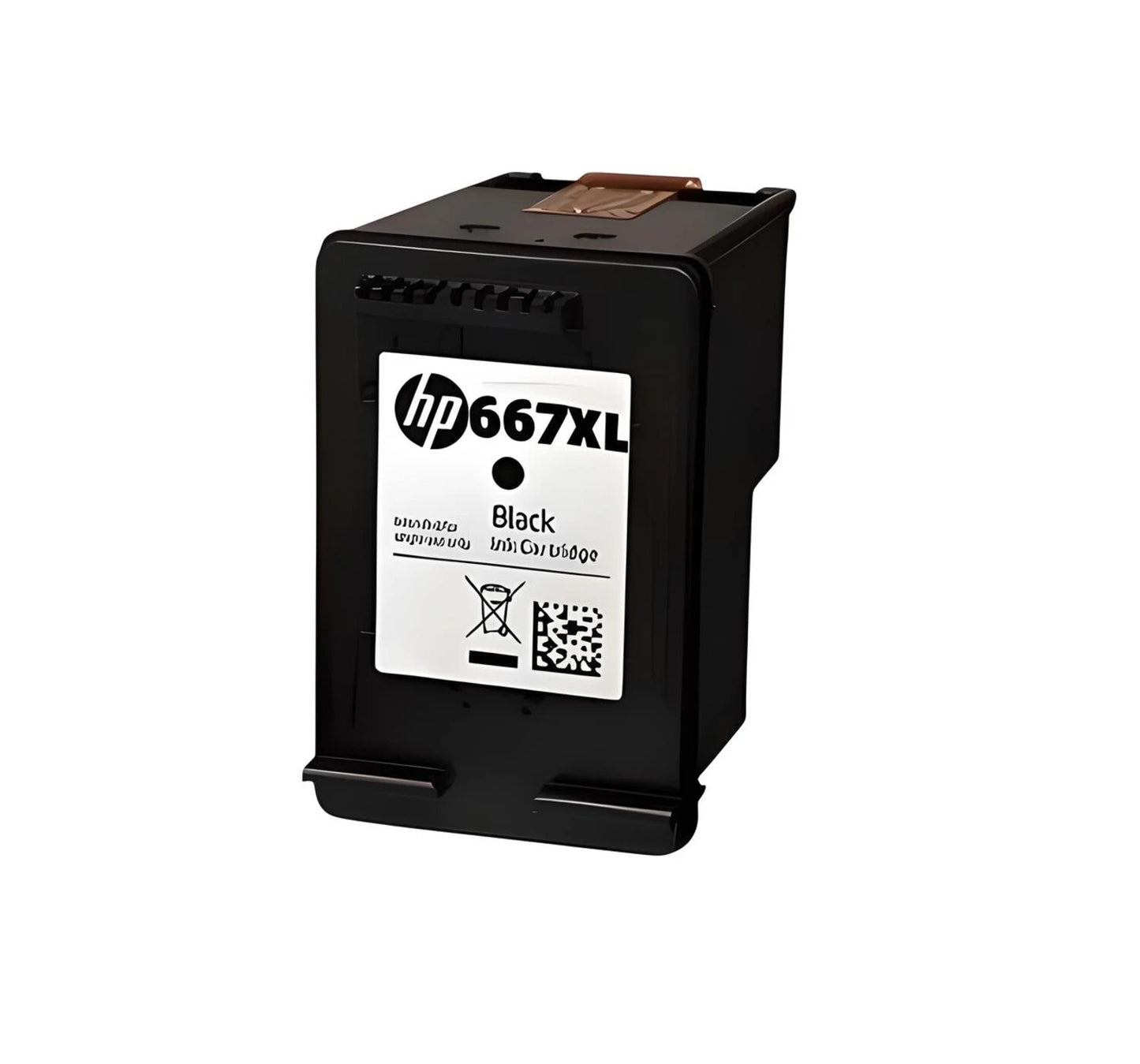 Cartucho de Tinta HP 667XL Negro Original – Alto Rendimiento