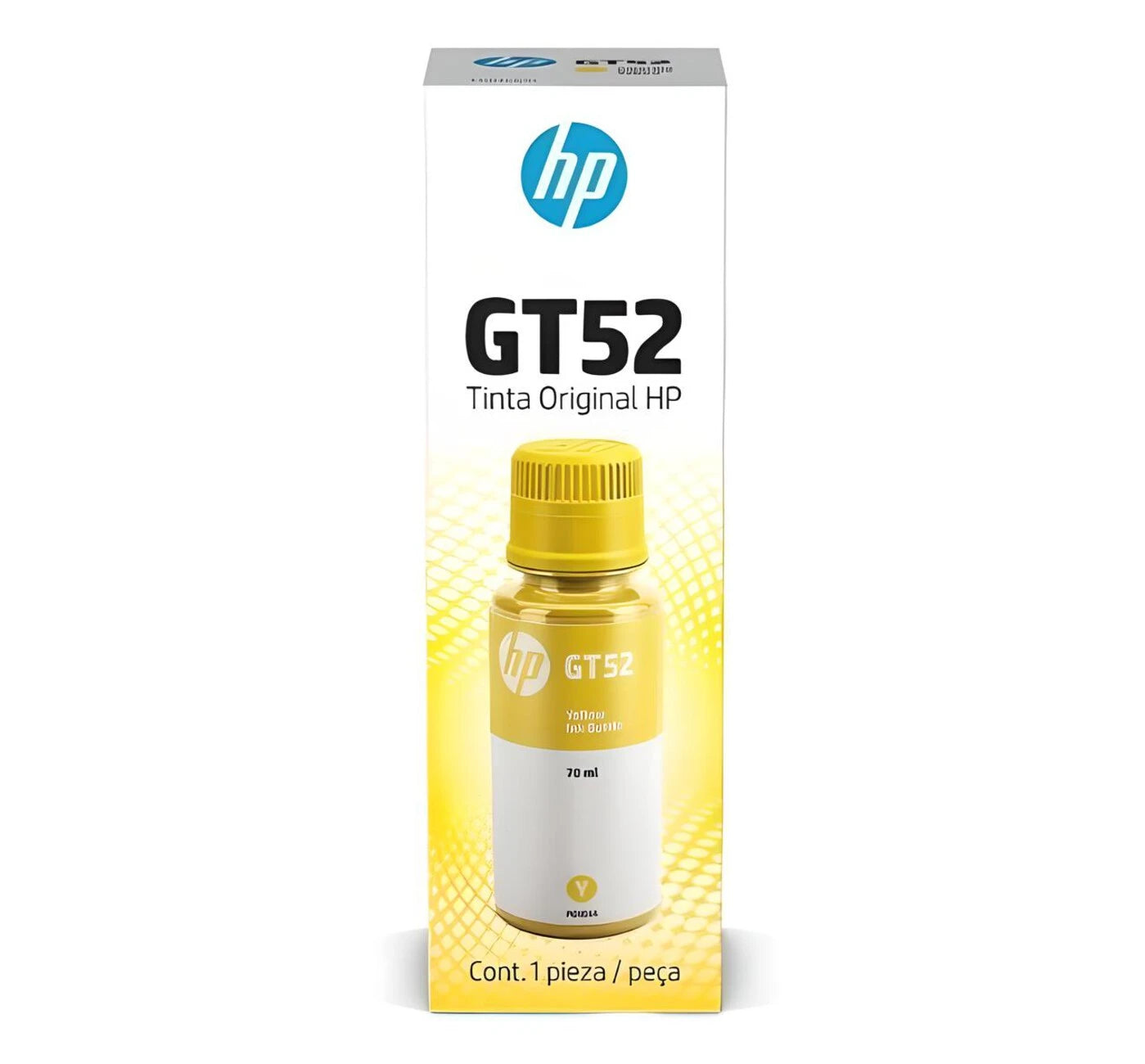 Botella de Tinta HP GT52 Amarillo Original – Sistema Tanque
