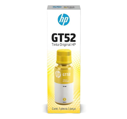 Botella de Tinta HP GT52 Amarillo Original – Sistema Tanque