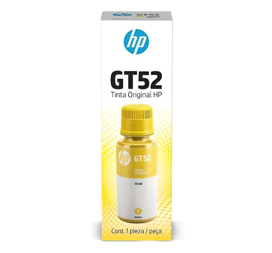 Botella Tinta HP GT52 Amarillo Original – Sistema Tanque