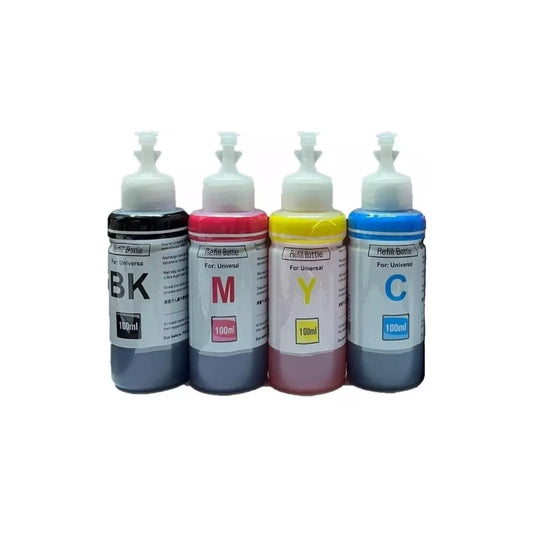 Pack Tintas100 ML Universales N/M/C/Y